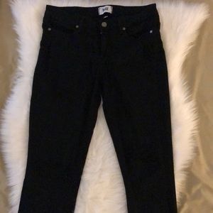 Paige black denim jeans